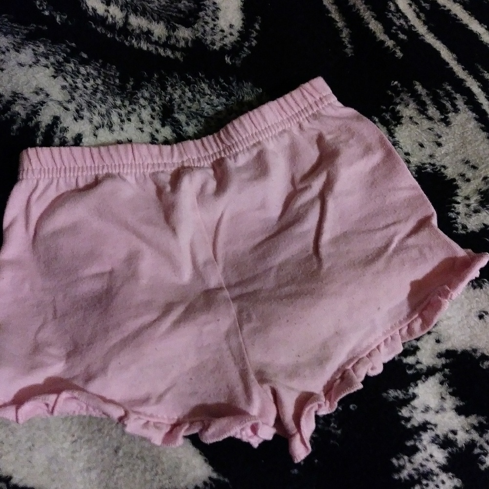 Pink baby shorts